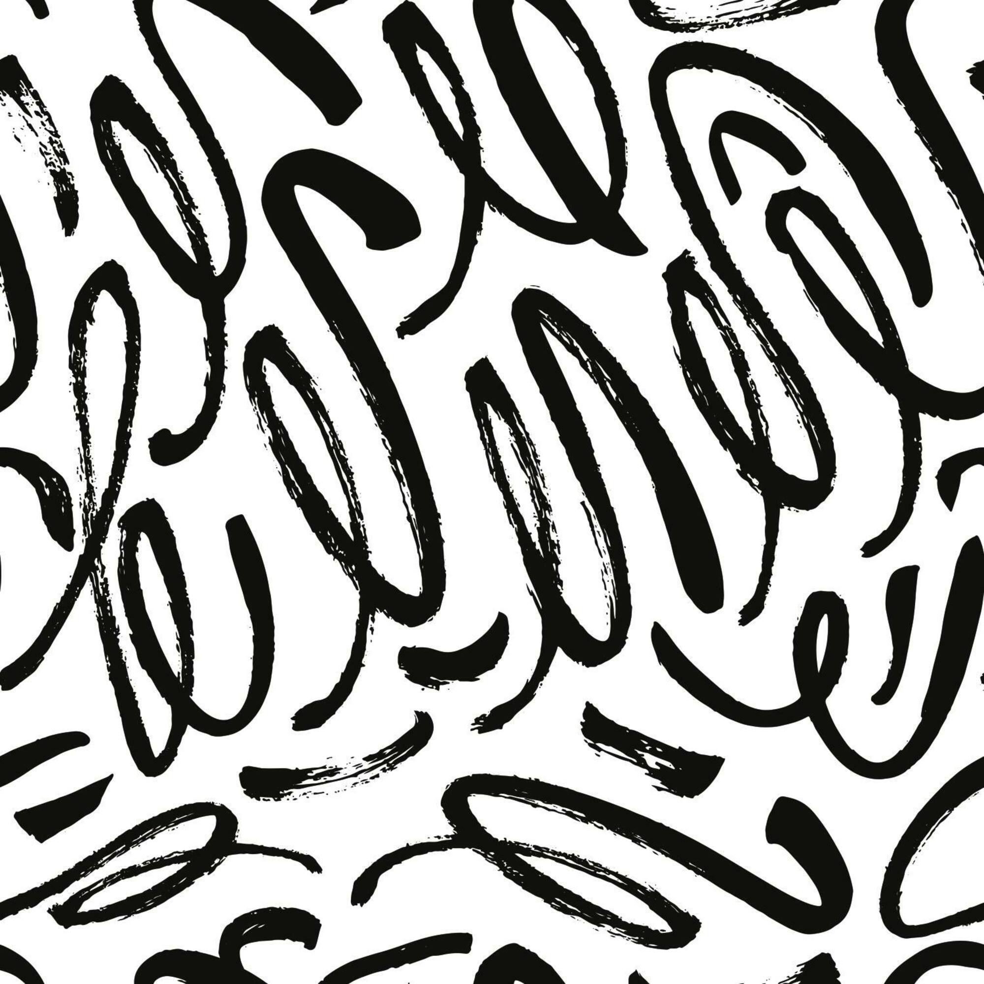 RoomMates Curly Strokes Peel & Stick Wallpaper